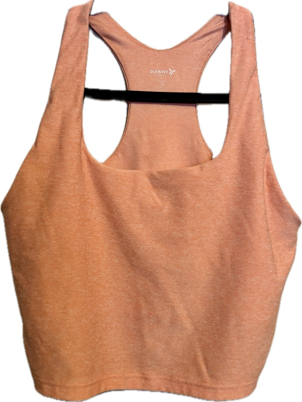 Old Navy Active Coral Racerback Longline Sports Bra